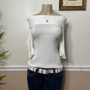 Dots Women’s Y2K Vintage Regina George Cowl Neck Sweater Top